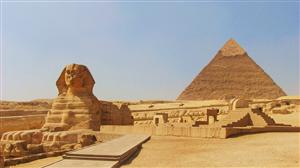 Egyptian Sphinx and Pyramid 